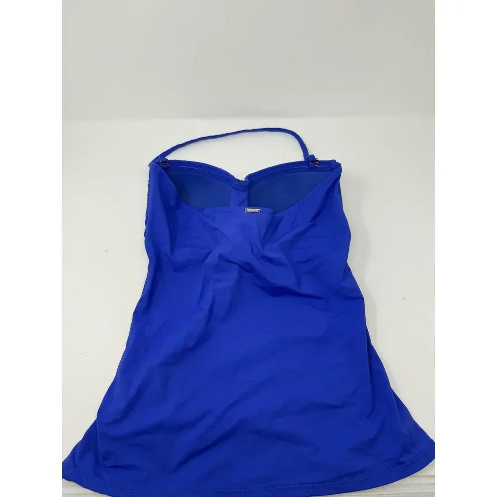 Anne Cole Women's Blue Tankini Swimsuit M